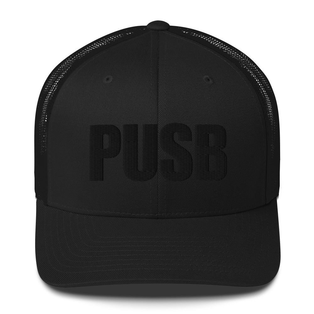 PUSB Blackout Trucker Cap