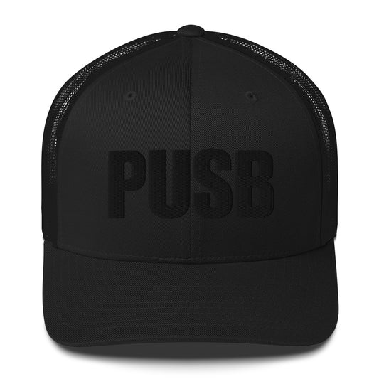 PUSB Blackout Trucker Cap