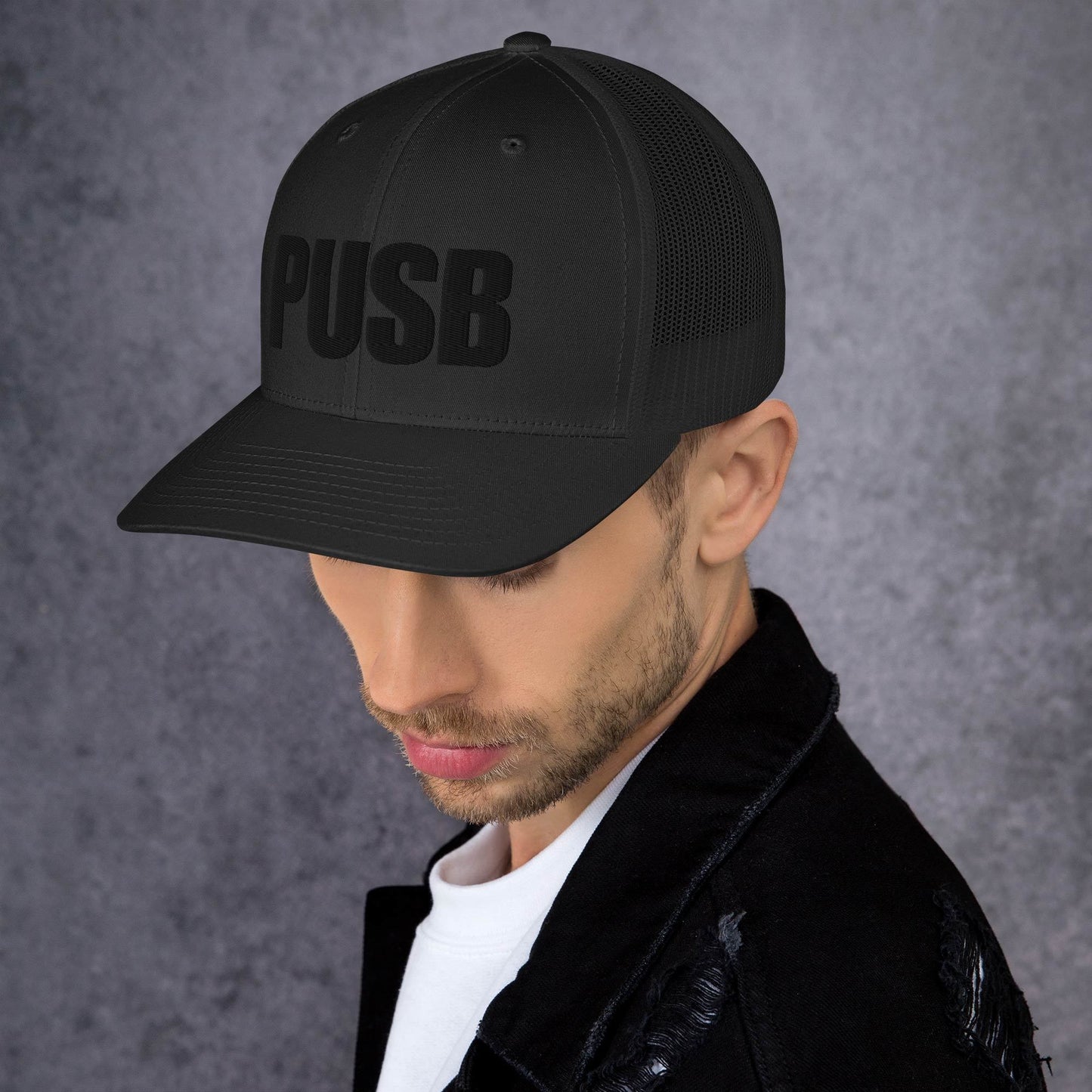 PUSB Blackout Trucker Cap