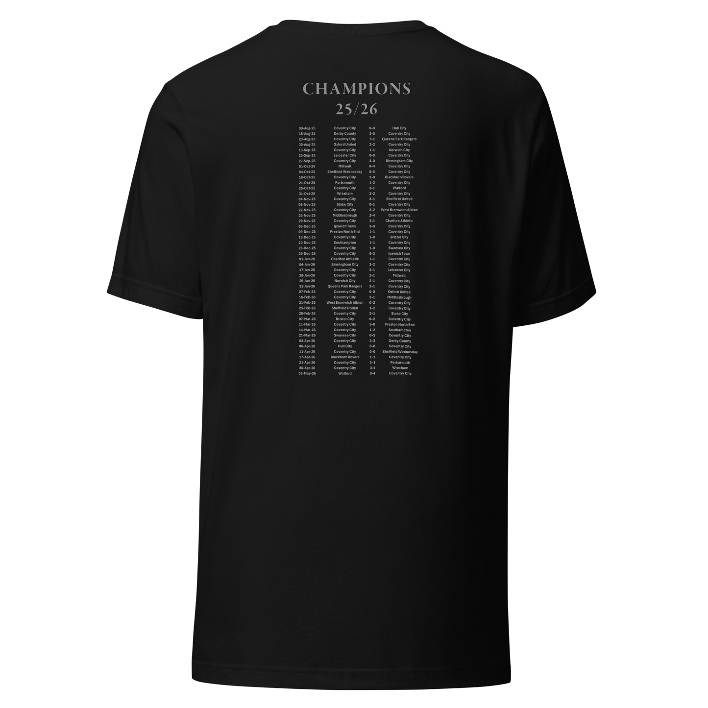 Blackout Champions Tee