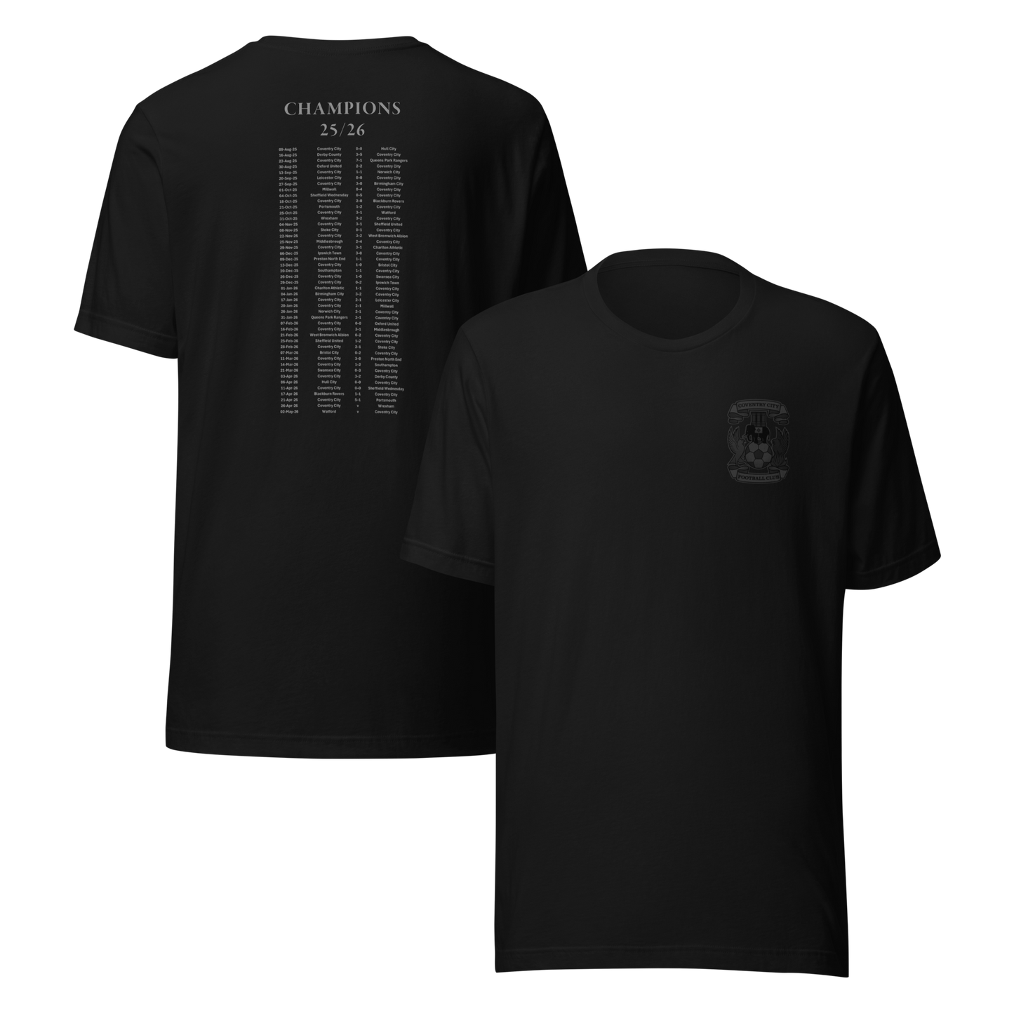 Blackout Champions Tee