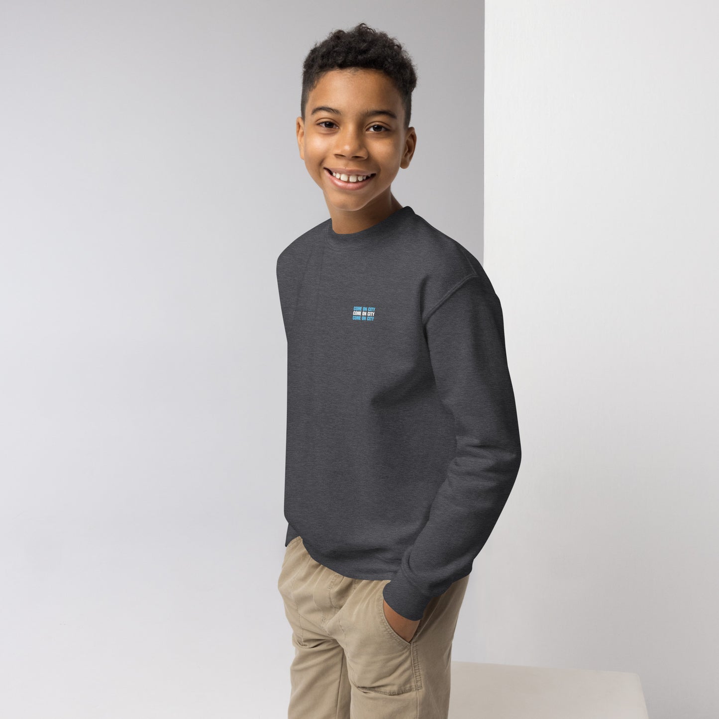 COME ON CITY Youth crewneck sweatshirt